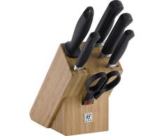 Zwilling 33620-001 Bloc Couteaux Bambou, 7 piÃ¨ces Zwilling Pure