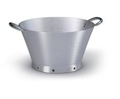 Ballarini 7060,36 Passoire à Pâtes Conique avec 2 Anses en Acier 36 Cm