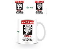 Cartoon Network MG24859 Rick and Morty (Wanted) Mug, Céramique, Multicolore, 11oz/315ml