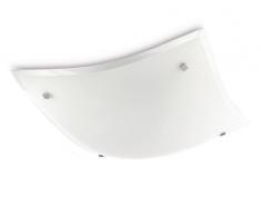 Philips 304911116 Plafonnier E27 Argent Verre