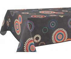 Le linge de Jules Nappe Anti-Taches Paillettes Gris - Taille : Rectangle 150x200 cm