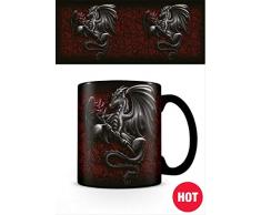 Spiral SCMG25509 Mug Thermo-rÃ©actif 11oz / 315ml (Dragon/Rose)