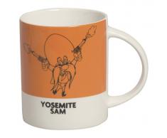 Excelsa Looney Tunes Yosemite Sam Tasse 300Â ML, Porcelaine, Orange foncÃ©, 8.9Â x 8.9Â x 9Â cm