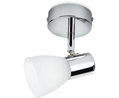 Philips Essentials Spot LED Coir, 4,3Â W, ampoule incluse ChromÃ©, MÃ©tal, chrom, Integriert 4.3 wattsW 230 voltsV