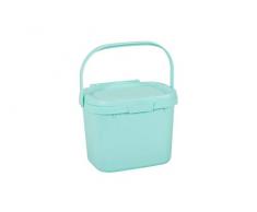 Addis Poubelle Ã Compost pour dÃ©chets Alimentaires, Plastique, Bleu Clair, Compost Caddy