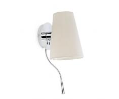 Faro Barcelona 29996 LUPE Lampe applique chrome avec lecteur LED