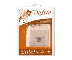 Duftin 07035-AZ05 Chemin Table Mary Ann 40x100 Lilas - Point varié, 62% Lin, 38% Coton