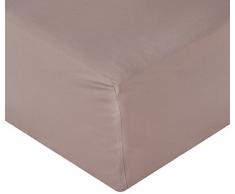 Garnier-Thiebaut AVA UNI Drap Housse, Coton, Lua, 140 x 190 cm