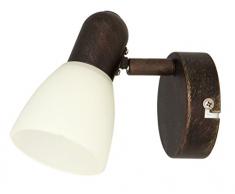 Rabalux 6591 Spot, Verre, E14, Marron/Style Antique, 1-flammig