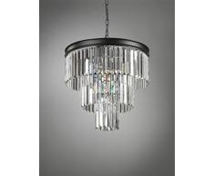 onli Virginia Lustre en mÃ©tal noir et cristal