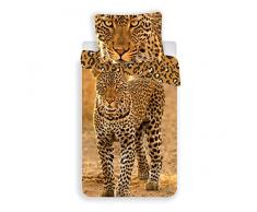 Jerry Fabrics Parure de Lit, Coton, Orange Clair, 200x90x0,5 cm