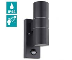 EGLO 32899 Wandleuchte, Verre, GU10, 3 W, Anthracite