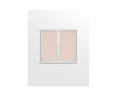 Soleil dOcre 042549 Dolly Paire de Brise Bise Polyester Beige 45 x 90 cm