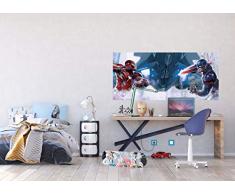 AG Design ftdh 0658Â Marvel, Papier Papier Peint Photo, 1Â Partie, Multicolore, 0,1Â x 202Â x 90Â cm