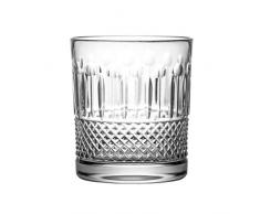 Crystelle aljulia 2197 Whisky Cristal de Verre 320 ML 8,5 x 8,5 x 10 cm 6 unités