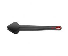 Pince Cuisson Et Service Silit Extra Line, Silicone Thermorésistant, Cœur Acier Inoxydable, Noir / Rouge, 0022741701