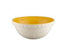 Mason Cash Bakers Authority S18Â (26Â cm) rÃ©sistante aux impacts Saladier en Terre Cuite, crÃ¨me/Jaune