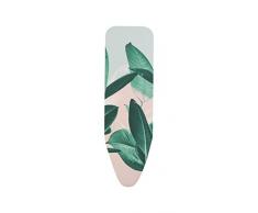 Brabantia - 118869 - Housse pour table à repasser B, 124 x 38 cm, kit complet, Tropical Leaves
