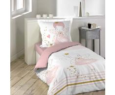 douceur dintérieur parure 2 pièces 140x200 cm rosaline