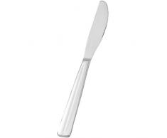 Fackelmann 47912 Couteaux de Table Nirosta-Mailand 22cm en INOX, Acier Inoxydable, Argent, 22 x 6 x 0,5 cm