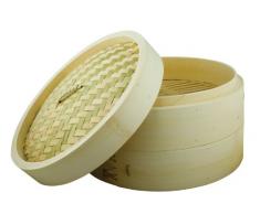 Ã©cole de Wok en Bambou cuiseur Vapeur, 25,4Â cm