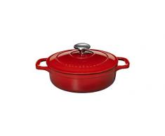 Chasseur PUC490458 basse-24 cm Cocotte basse 2.8 liters, Rubis (intÃ©rieur Noir)