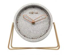 NeXtime 5204GS Cross Table, Polyresin, Gris, 15,5 x 17,5 x 5 cm