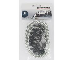 Fackelmann 61400 Corde Ã Linge avec Pinces, Blanc/Noir, 4 m