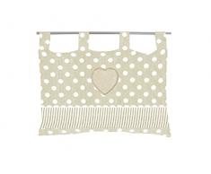 Soleil docre Passion TÃªte de Lit, Coton, DÃ©houssable, Ecru, 45x70 cm