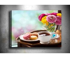 Bonamaison Peinture sur toile, multicolore, 50 x 70 cm - ConÃ§u et fabriquÃ© en Turquie