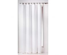 douceur dintÃ©rieur rideau a passants 140x260 cm polyester essentiel blanc