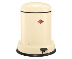 WESCO 134 131-23 Poubelle, Acier Inoxydable, Amande, 33 x 33 cm