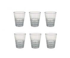 Villa dEste Home Tivoli 2422737 Set Pixel verres à eau, verre, transparent