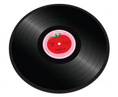 Joseph Joseph - Planche en Verre/Dessous de Plat - 30 cm - Disque Tomate