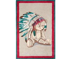 Toulemonde Bochart Collection Kids ModÃ¨le Cheyenne Tapis Coton Multicolore 170 x 110 cm