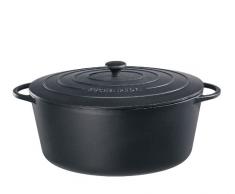 Küchenprofi 04 0200 10 40 Casserole ovale Fonte Noir 40 cm