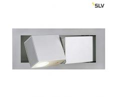 SLV 146242 BEDSIDE LED wall lamp, 3W, left, warm white Spot LED, silvergrey housing