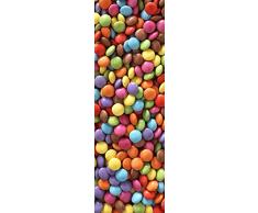 DECORATION adhésive pour CUISINE et réfrigérateurs Pastilles Autocollant, Polyvinyle, Multicolore, 59,5 x 0,1 x 180 cm