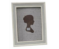 Deknudt Frames S66PL1 Cadre Photo Résine Blanc/Gris 13 x 18 cm