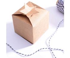 Vaessen Creative Matrice de Découpe, Ãtoile, Créez Votre Propre Sac-Cadeau, Boîte à Bijoux, Calendrier de lavent, Ãtiquette et Autres Objets Créatifs avec du Papier, Silver, 13 x 20,3 cm