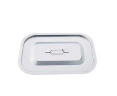 Pentole Agnelli Acier Inoxydable 18/10 Couvercle pour Plat à rôtir 60 x 35 cm Acier