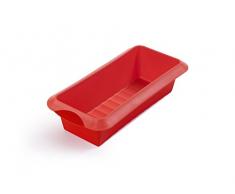 Lékué 1210524R01M033 Moule, Silicone Platine, Rouge, 24 cm