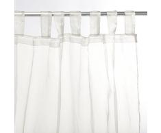 Thedecofactory First Voilage, Polyester, Blanc, 90 x 140 x 3 cm