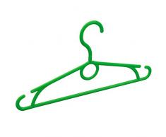 Bürstenmann 1732 2 Lot de 3 Cintres pour Enfant, Plastique, Vert, 2,3 x 32 x 16,5 cm