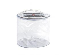 Ultron 185953, Save E Lantern White pliable de LED Lanterne à énergie solaire, plastique, transparent, 10.9 x 12,7 x 2,54 cm