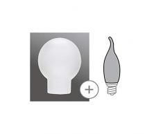 Paulmann 87003 verre SphÃ©rique Minihalogen satinÃ©