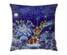 Bonamaison Housse de Coussin Multicolore 45 x 45 cm