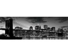 Empire Poster New York Brooklyn Bridge à laube avec Accessoire