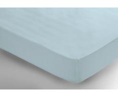 Belledorm Drap housse Percale 2 personnes Bleu vert