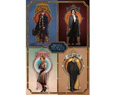 empireposter 747501Â Fantastic BeastsÂ âÂ Fantastique Animaux EssenceÂ âÂ Framed CastÂ âÂ Film CinÃ©ma Impression Poster, Papier, Multicolore, 91,5Â x 61Â x 0,14Â cm
